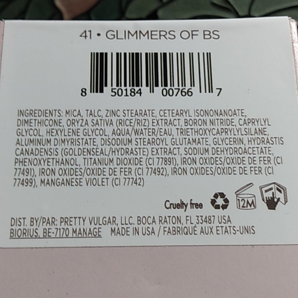 Pretty vulgar Shimmering Swan Highlighter # 41 Glimmers of BS - Picture 3 of 5